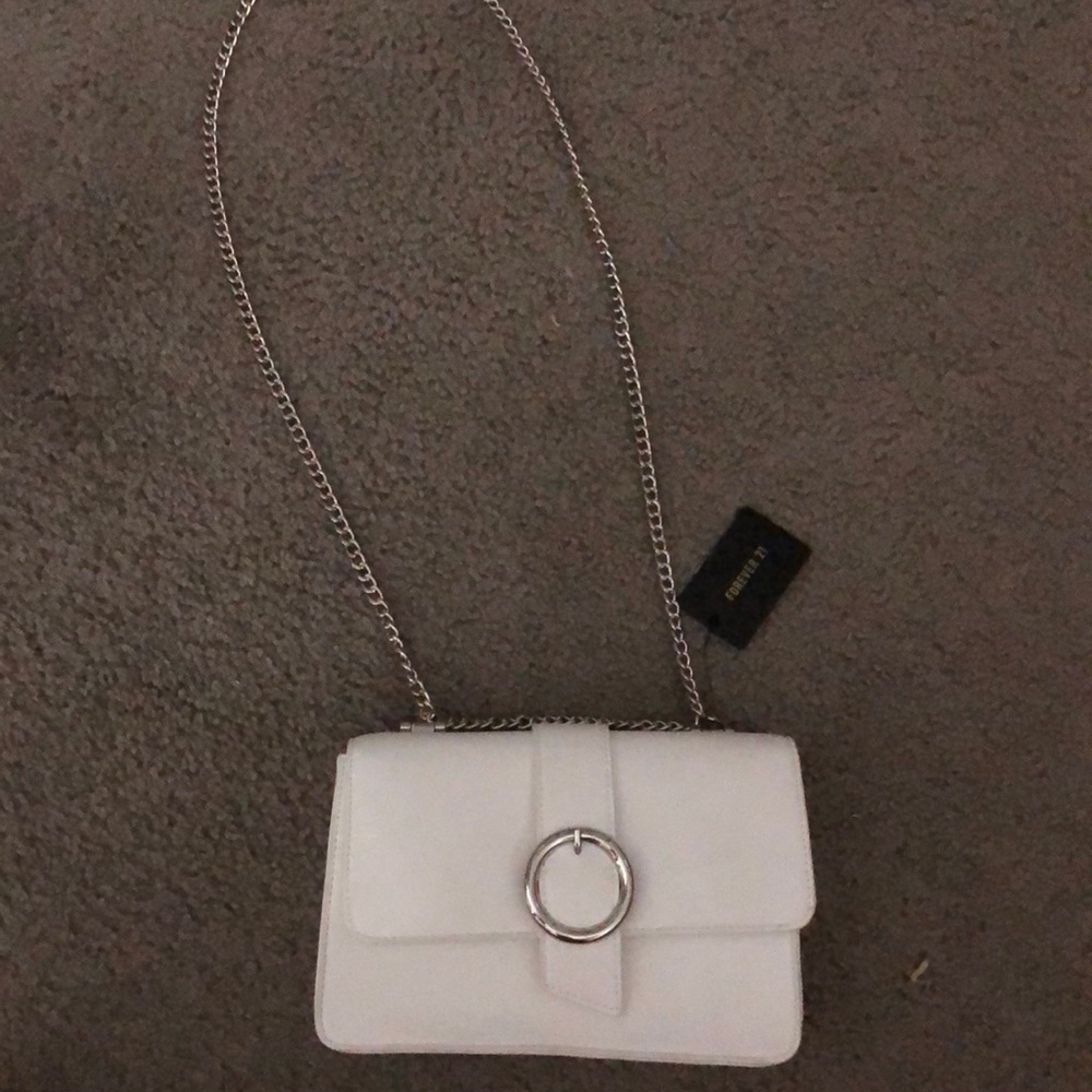 Forever 21 White Shoulder Handbag